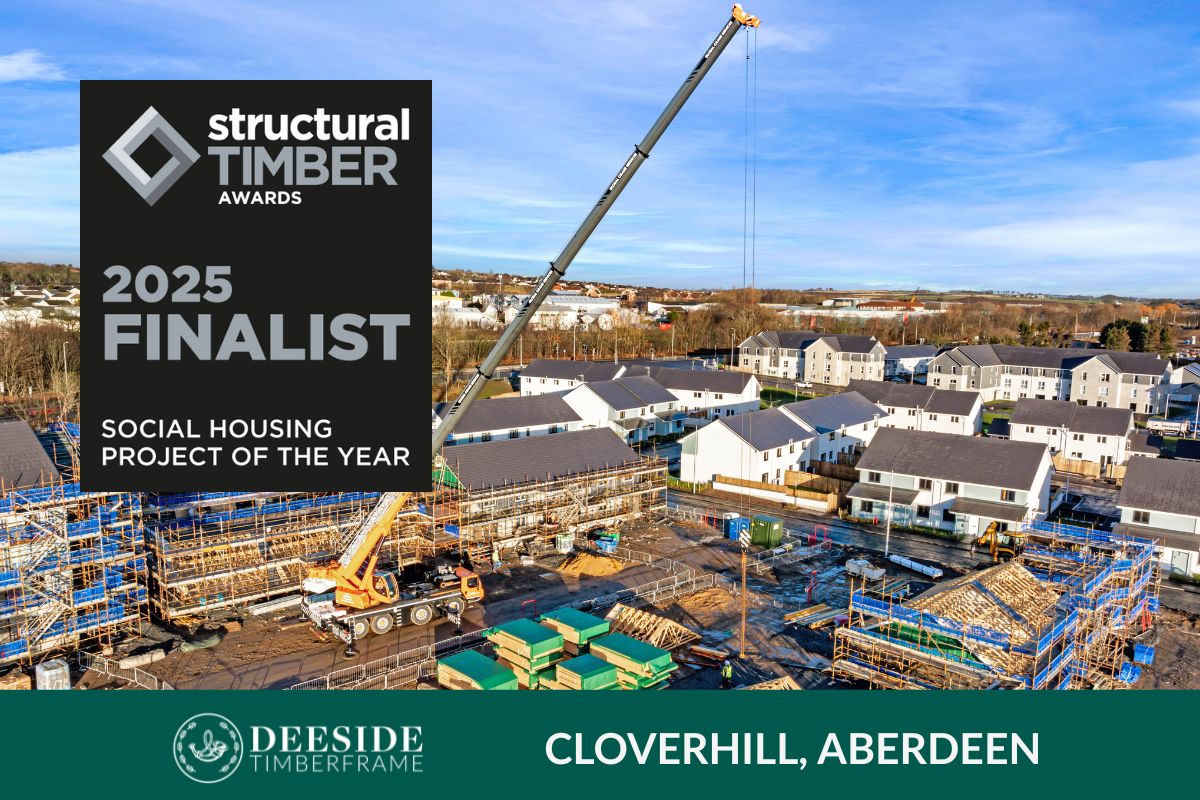 Cloverhill Shortlisted for Social Housing Project of the Year at the 2025 Structural Timber Awards
