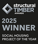 Deeside Timberframe 2025 Structural Timber Association Awards WINNER Social Housing