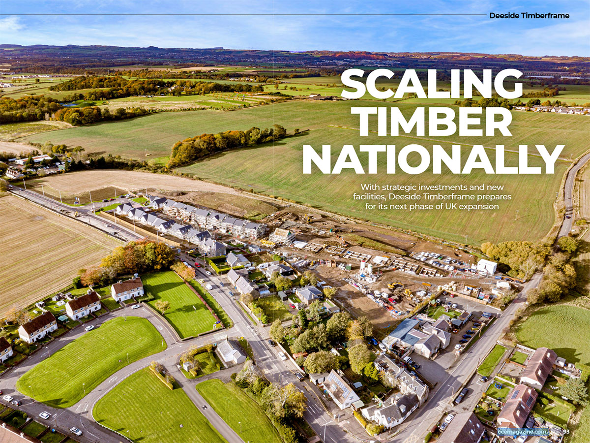 Deeside Timberframe Featured in Construction Civil Engineering Magazine